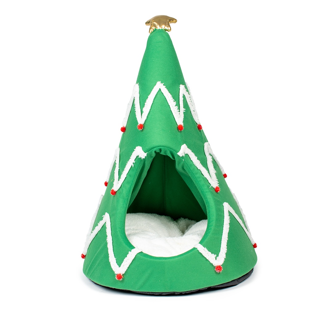 Xmas Christmas tree cat house