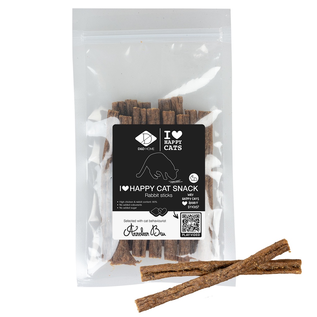 I Love Happy Cat Snack - Kip & konijnensticks