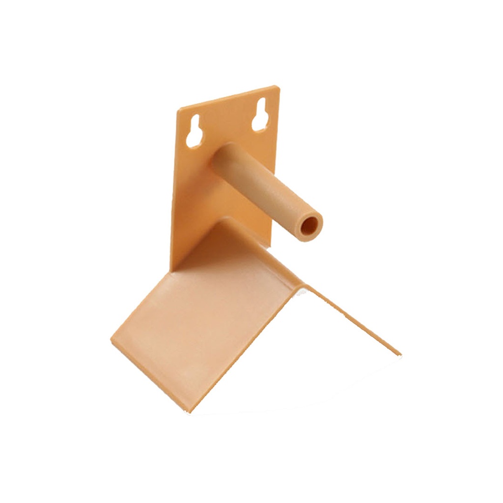 Plastic perch with bottom cover