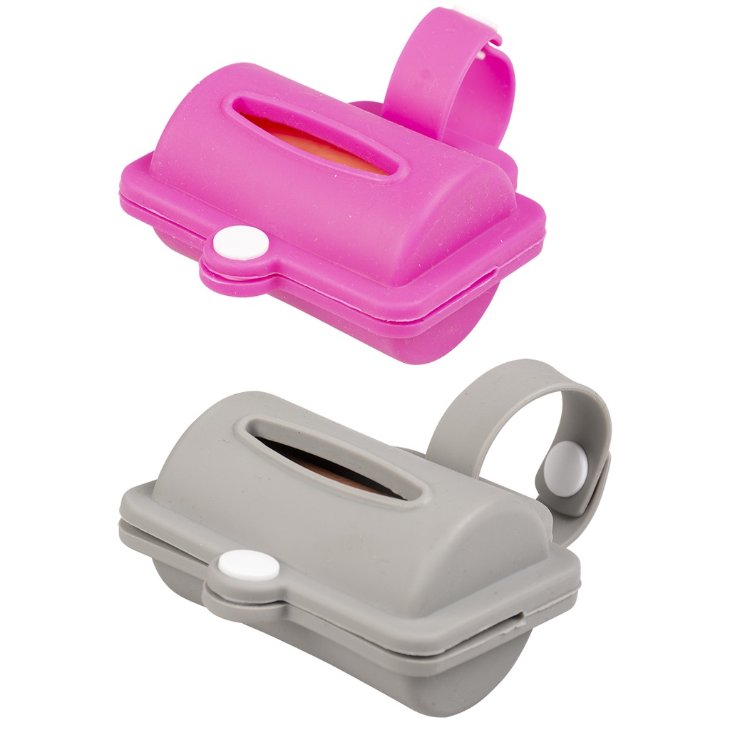 Sachet hygienic dispenser silicone