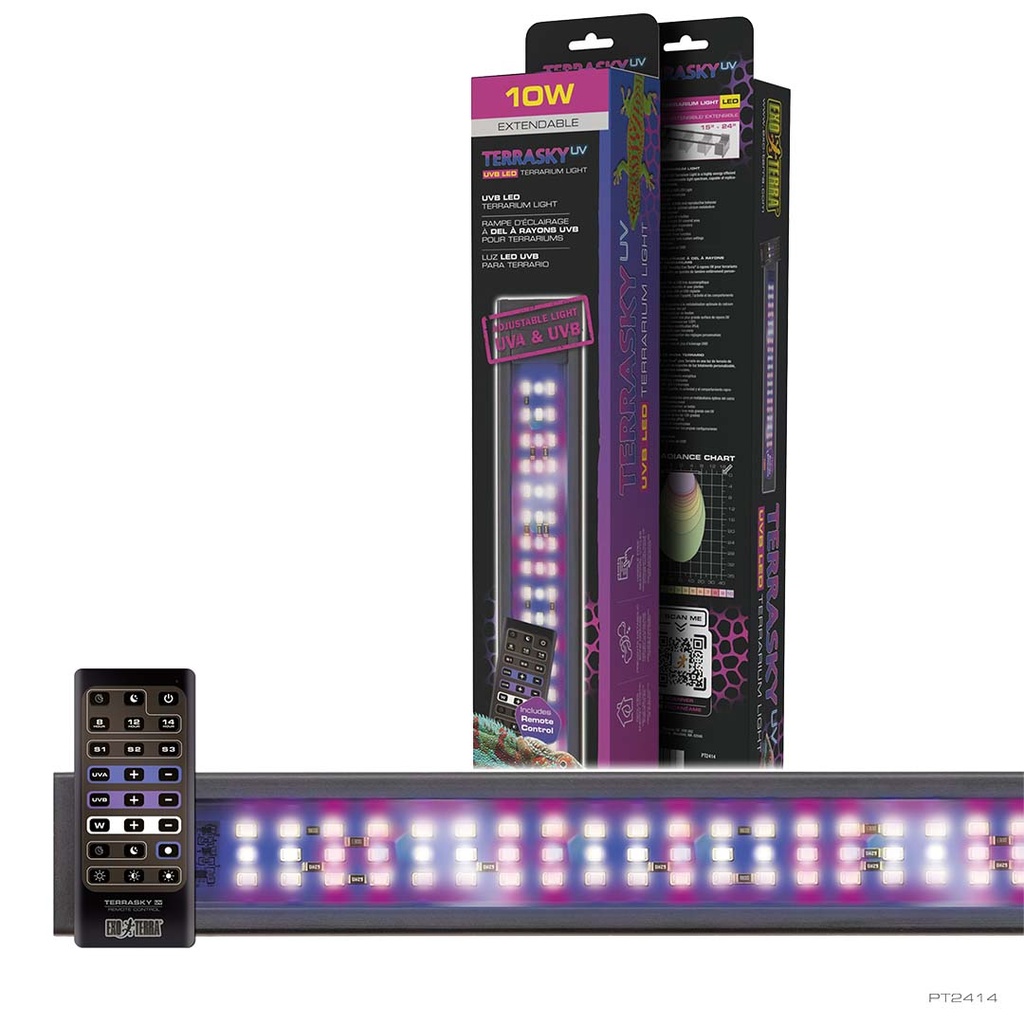 EX TerraSky UV UVB LED rampe d'éclairage