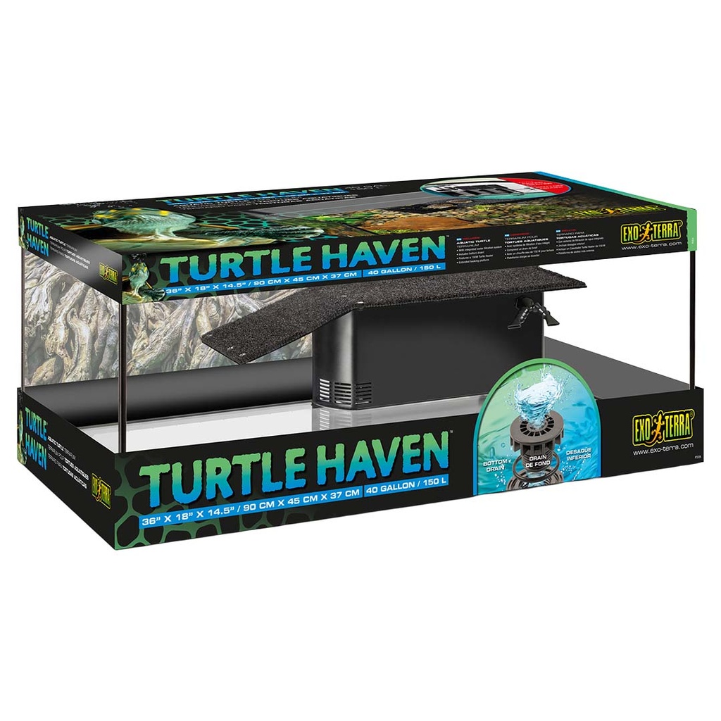 EX Turtle Haven terrarium voor waterschildpad