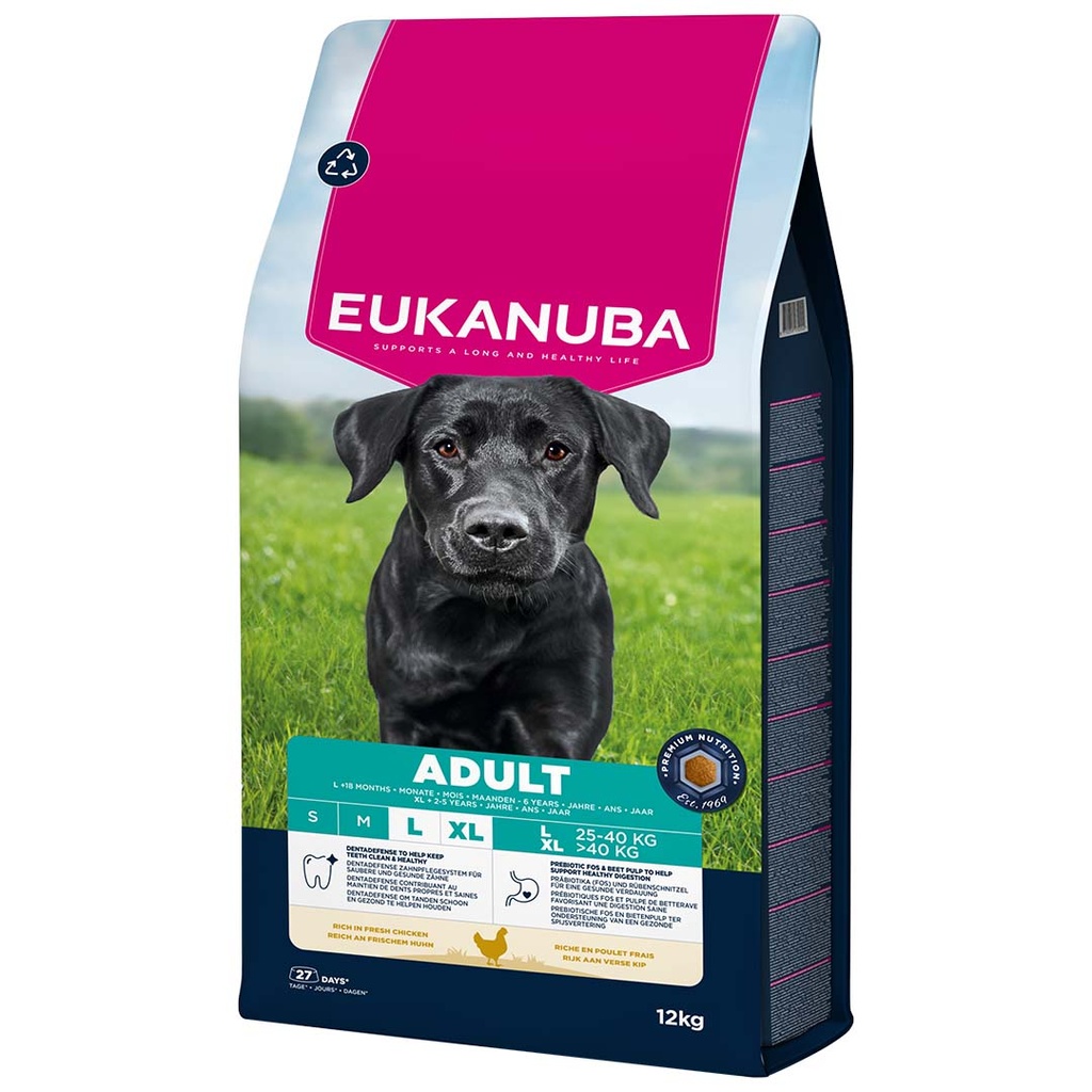 EUK dog adult large breed chicken