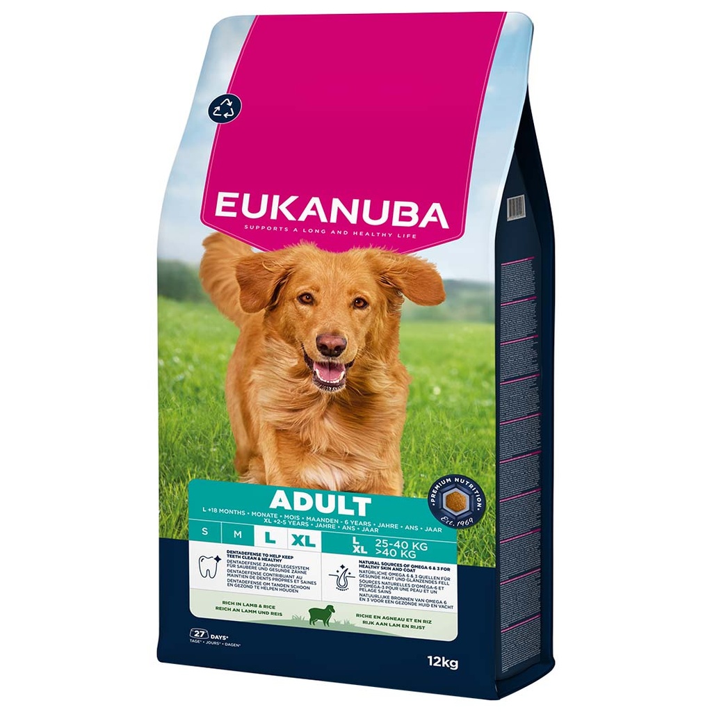 Euk dog adult large breed lamb&rice