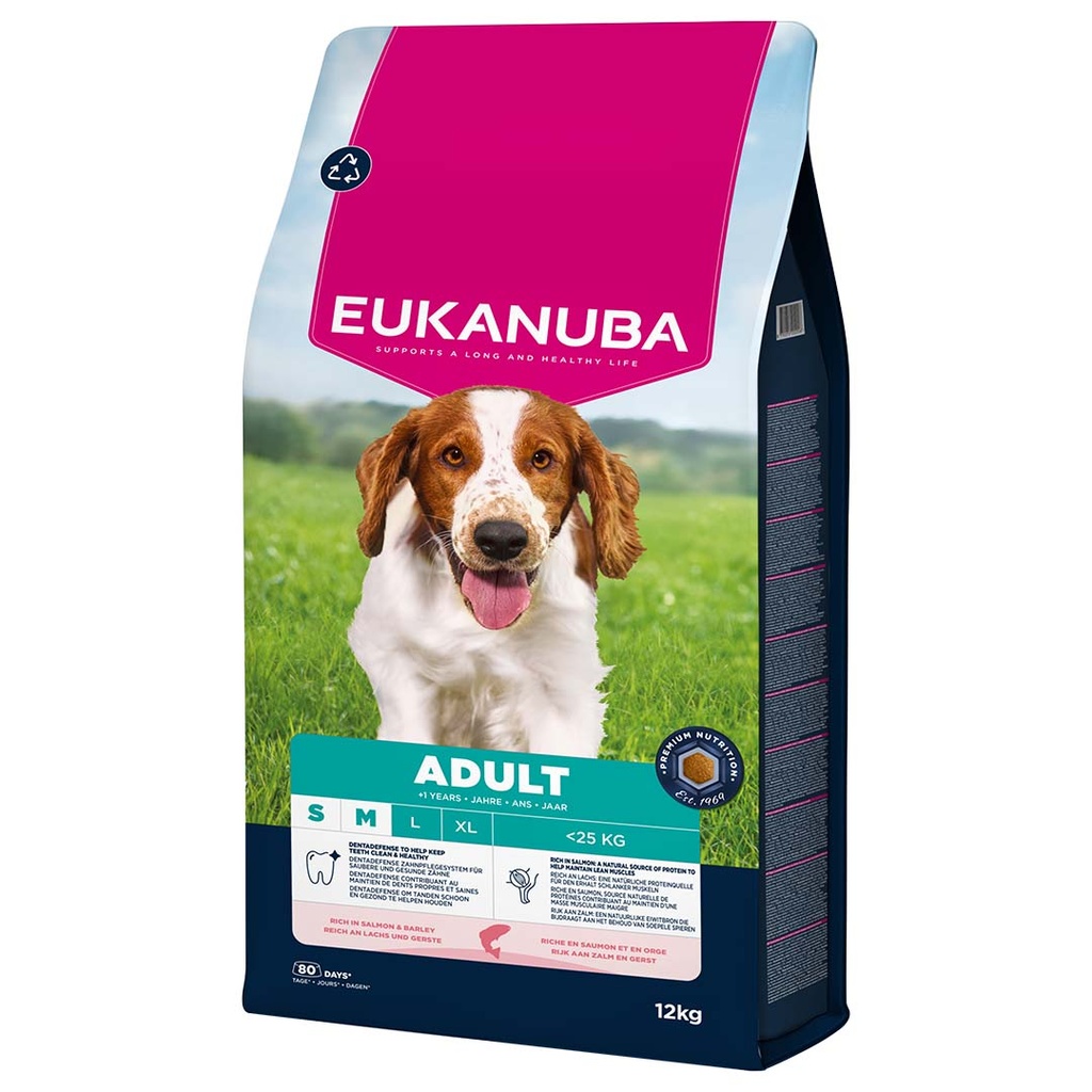 Euk dog adult small&medium breed salmon