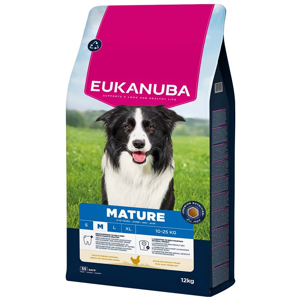 Euk dog mature medium breed chicken
