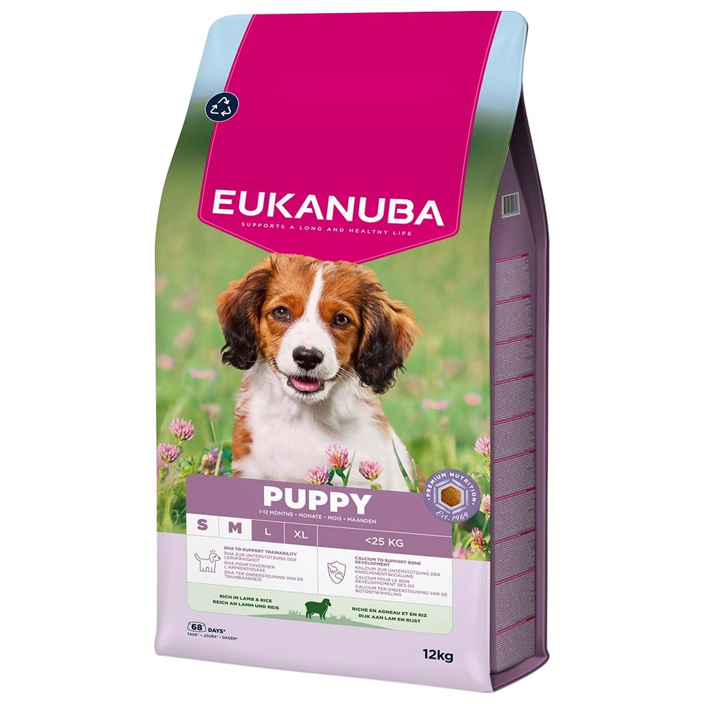 Euk dog puppy small&medium breed lamb&rice