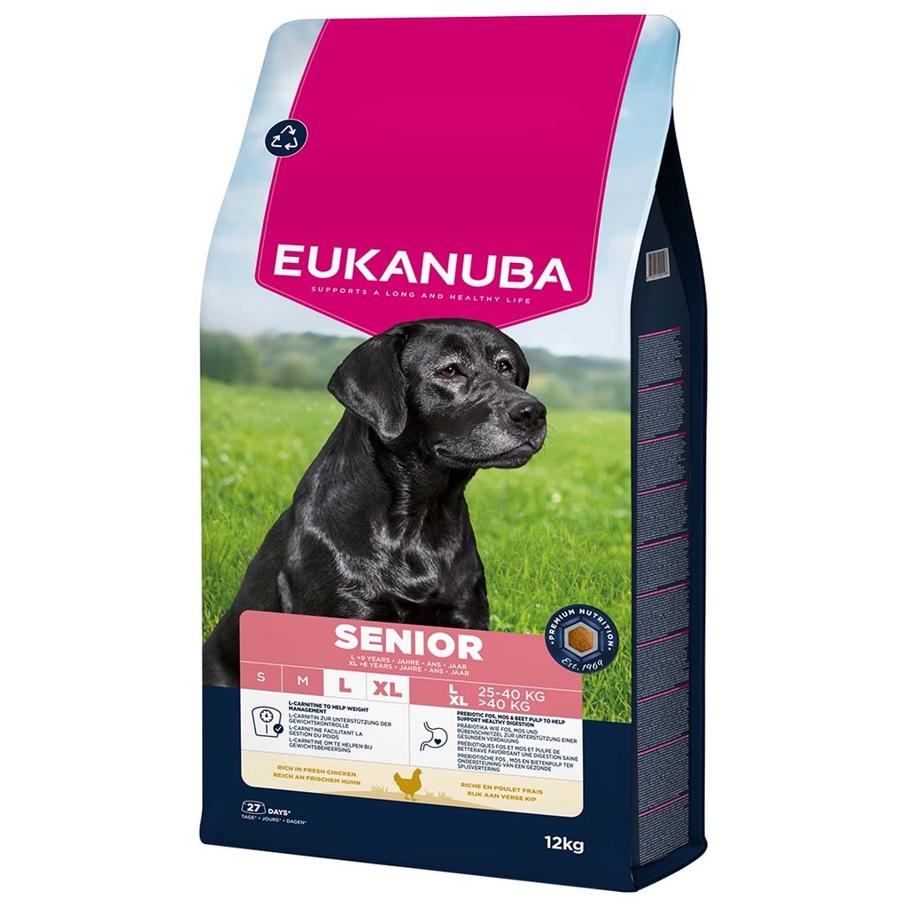 Euk dog senior large breed chicken