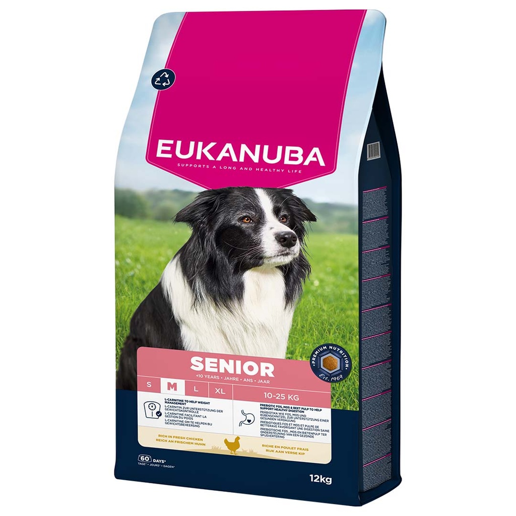Euk dog senior medium breed chicken