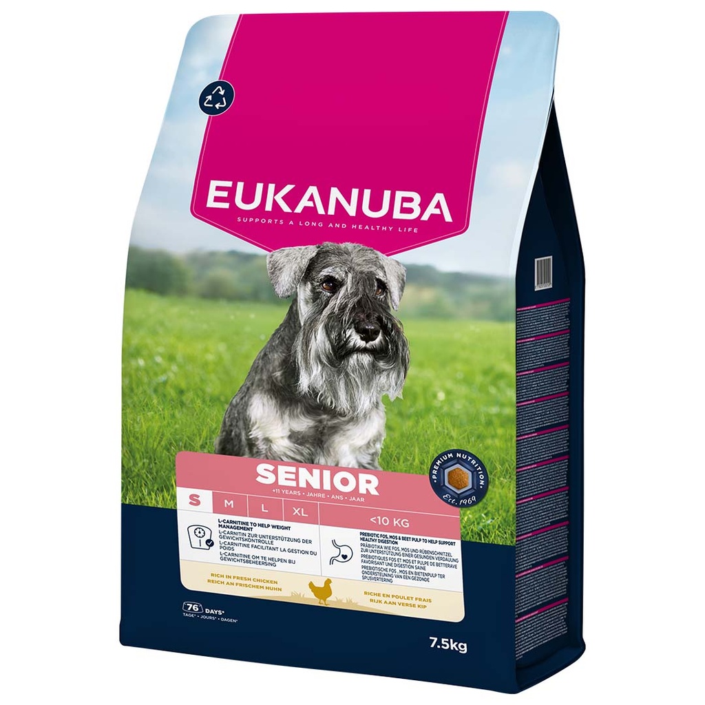 Euk dog senior small breed chicken
