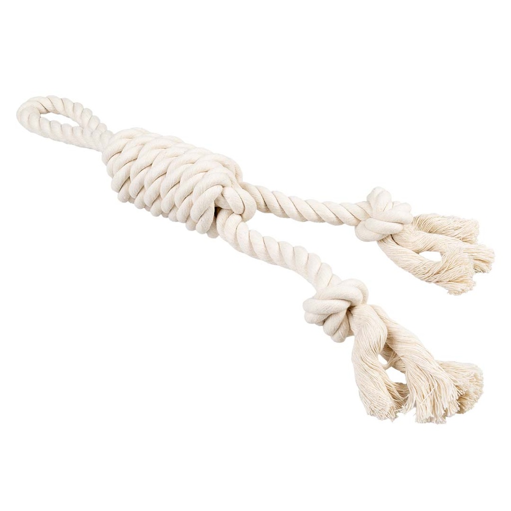 ECO Cotton Zerrseil mit 1 Schlaufe
