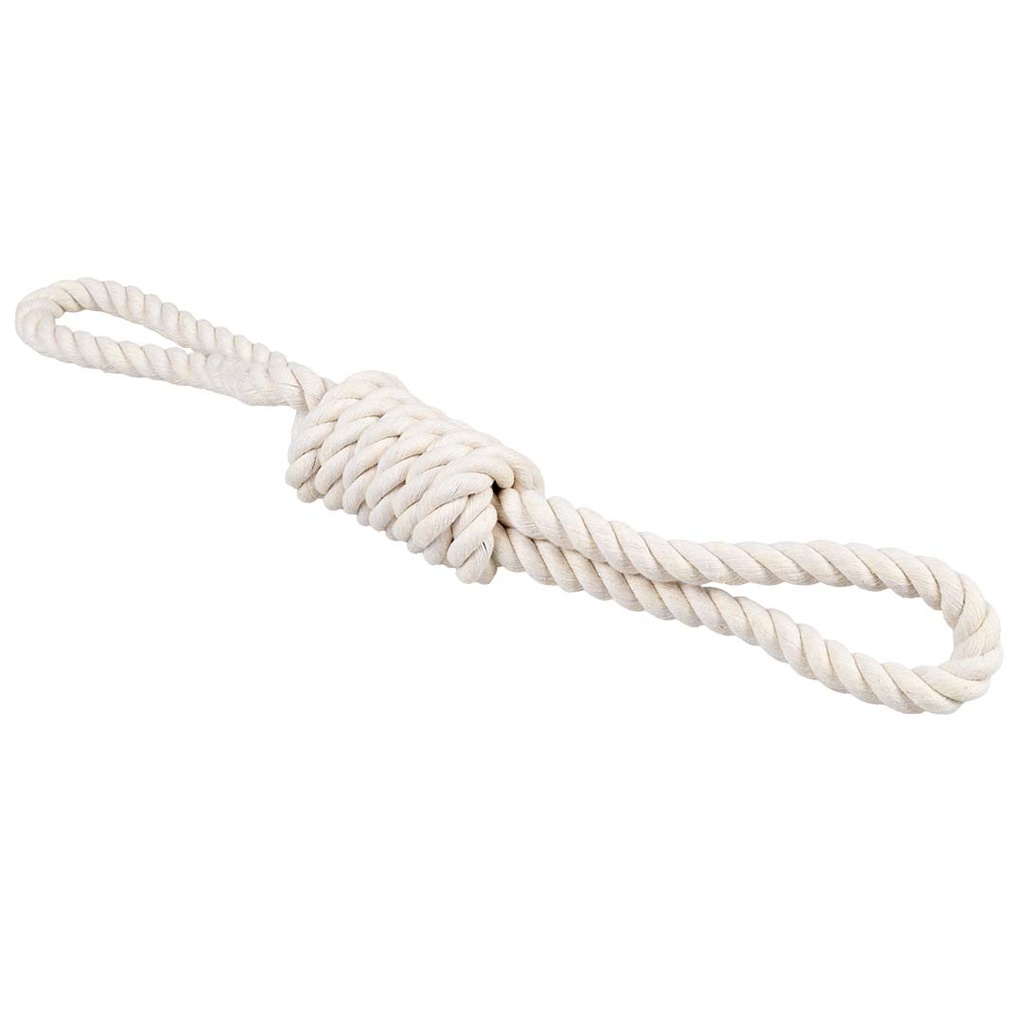 ECO Cotton tug rope with 2 loops