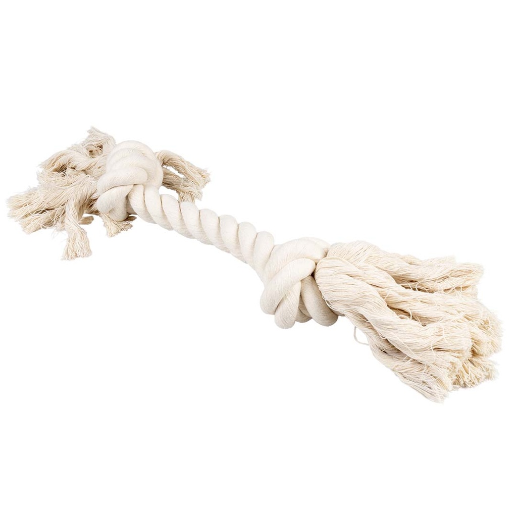 ECO Cotton touw met 2 knopen