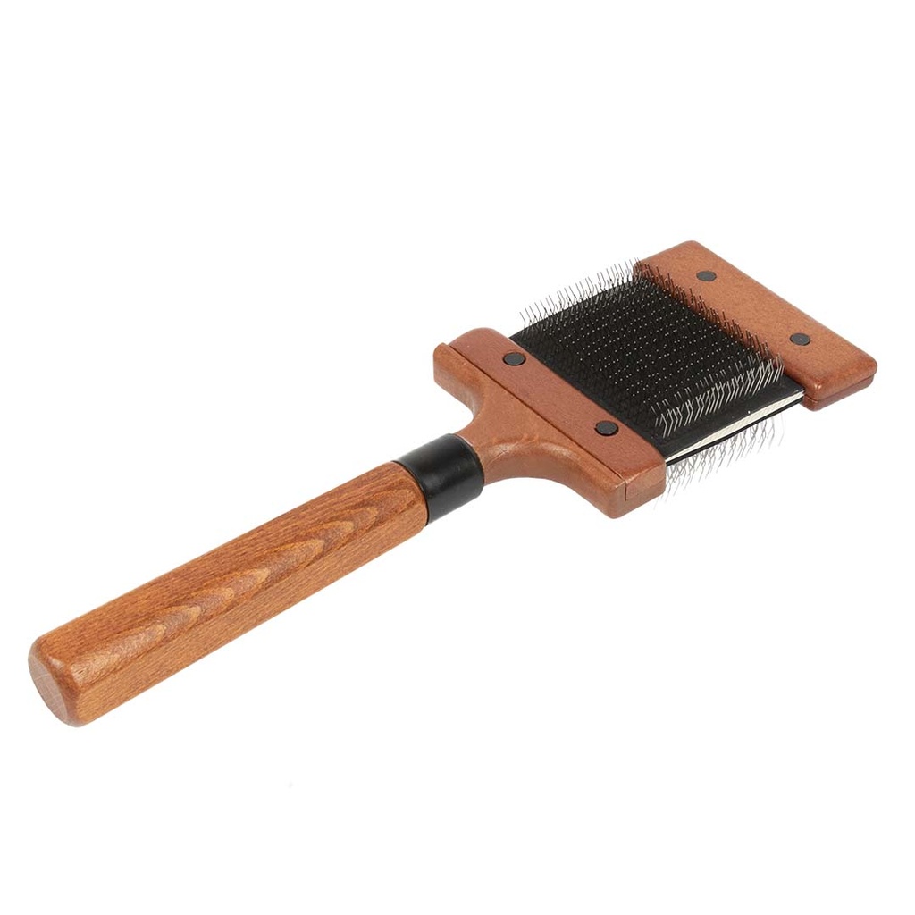 Japandi Duo slicker brush with flexible head