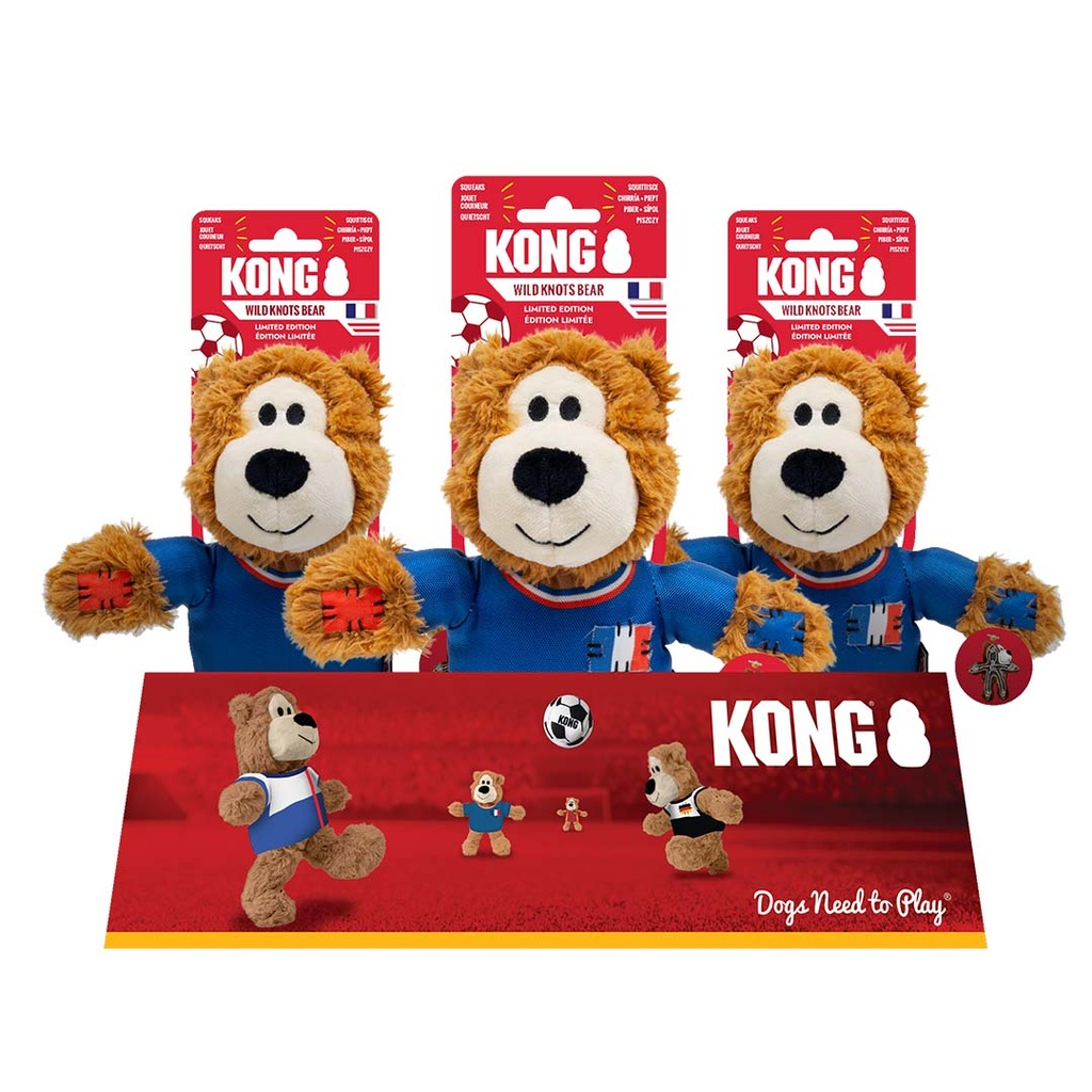 CDU Display KONG Wild Knots Sport FRA Bear