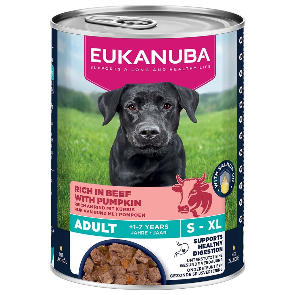EUK dog wet adult beef
