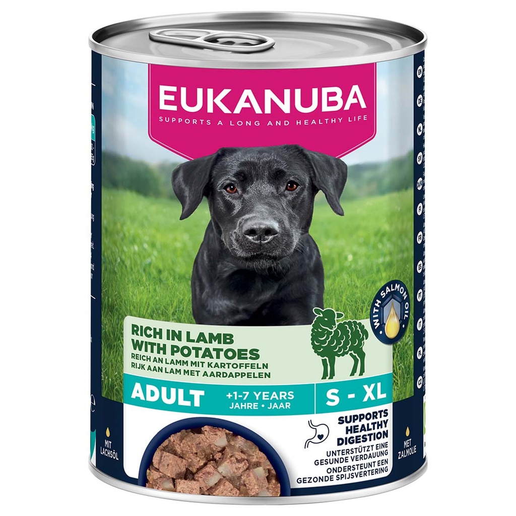EUK dog wet adult lamb
