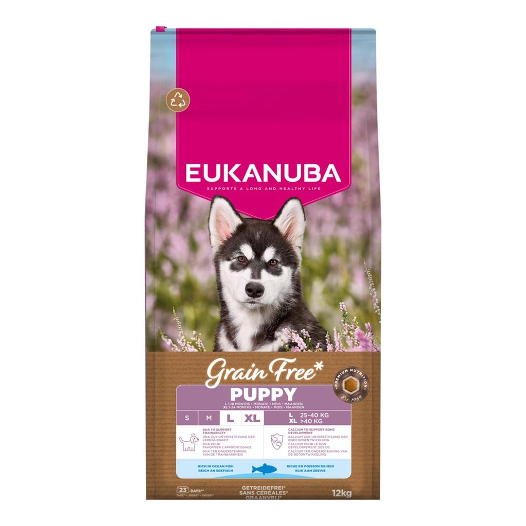 Euk Grainfree Ocean Fish Puppy Large breed