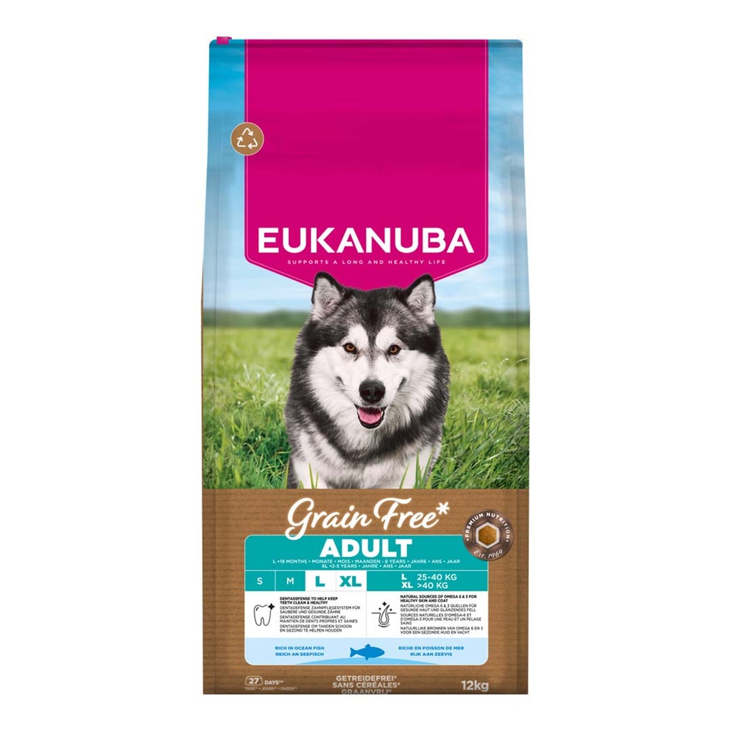 Euk Grainfree Ocean Fish Adult Large Breed