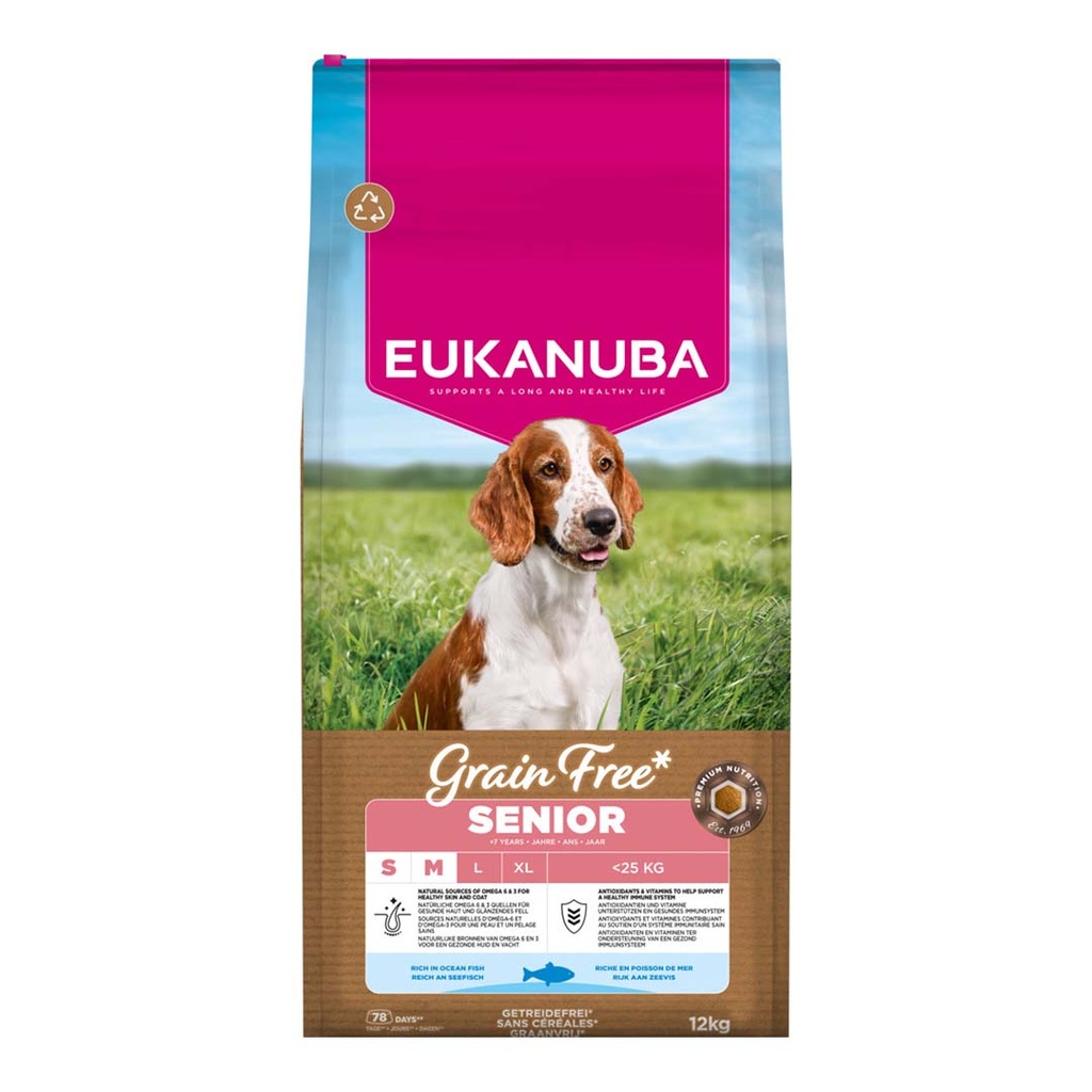 Euk Grainfree Ocean Fish Senior S/M breed
