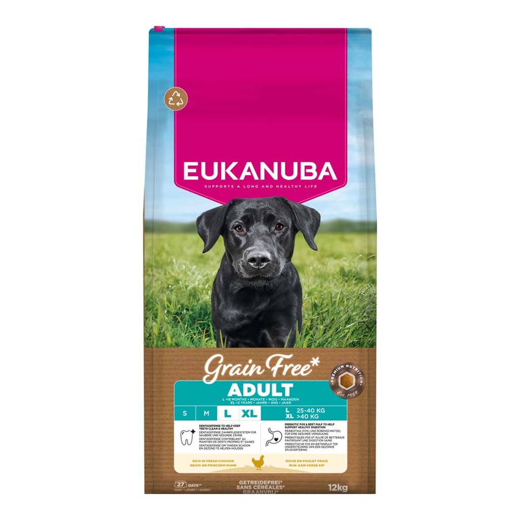 Euk Grainfree Chicken Adult L breed