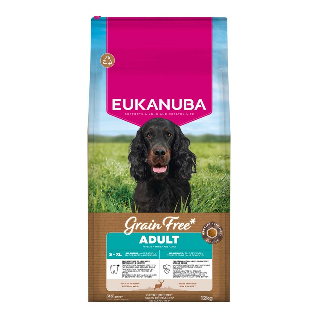 Euk Grainfree Venison Adult all breed
