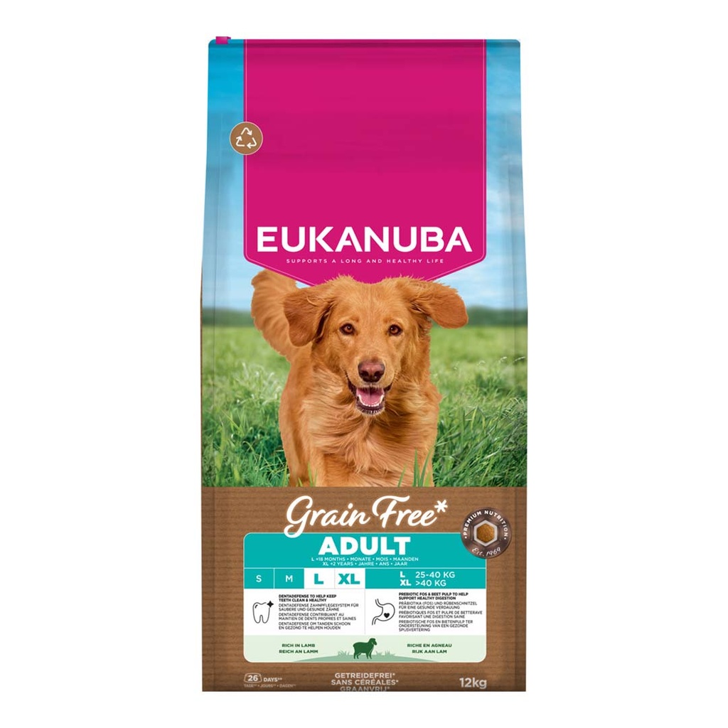 Euk Grainfree Lamb Adult L breed