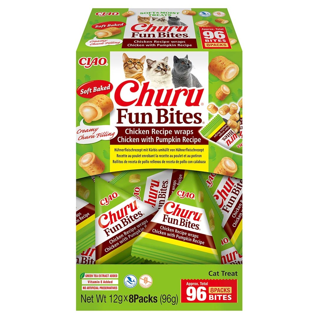 CIAO Churu Fun Bites wrap kip&pompoen