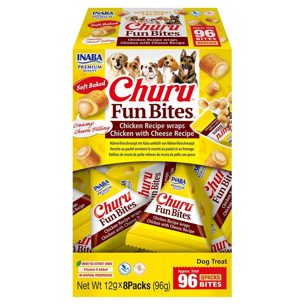 Hond Churu Fun Bites wrap kip&kaas