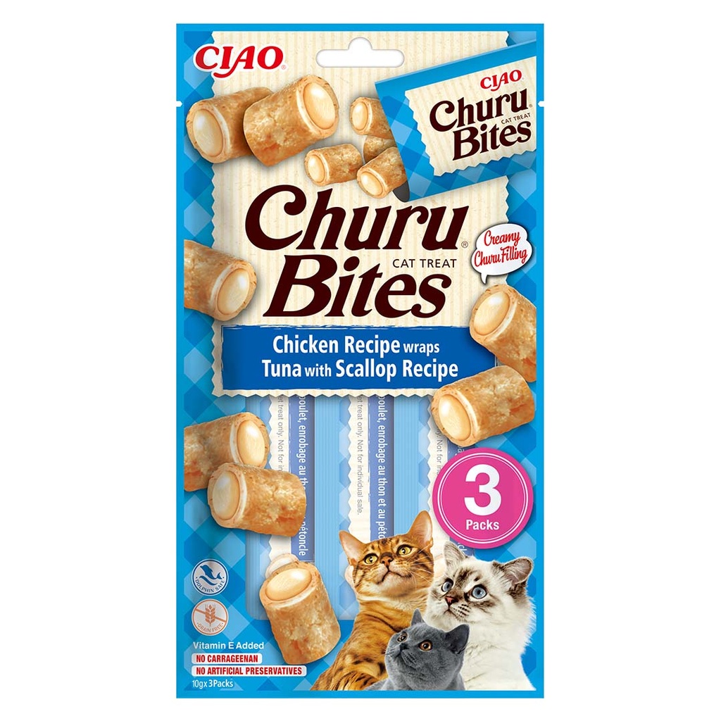 CIAO Churu Bites kip&tonijn&sint-jakobsschelp