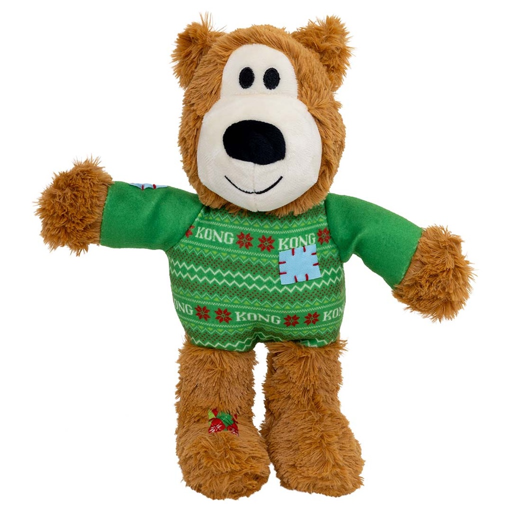 KONG Holiday Wild Knots Sweater Bear