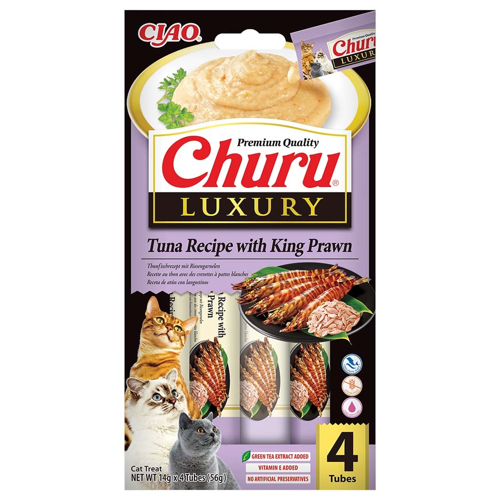 CIAO Churu Luxury tonijn&gambas