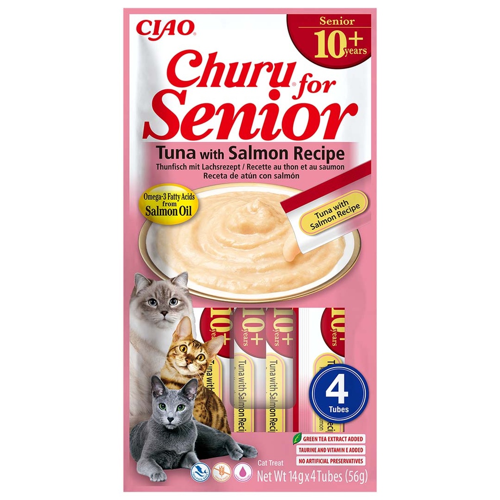 CIAO Churu Senior 10+ tonijn&zalm