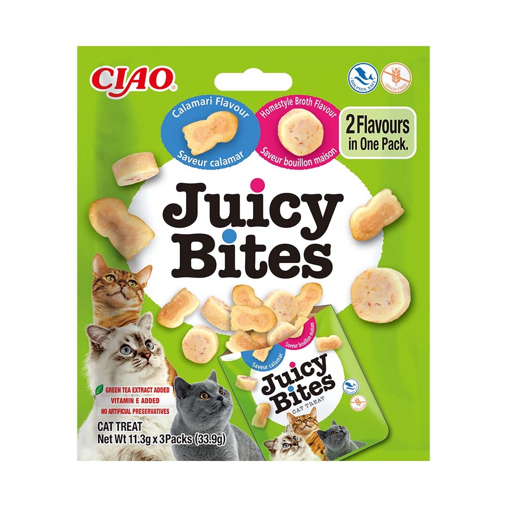 CIAO Juicy Bites bouillon&calamares smaak
