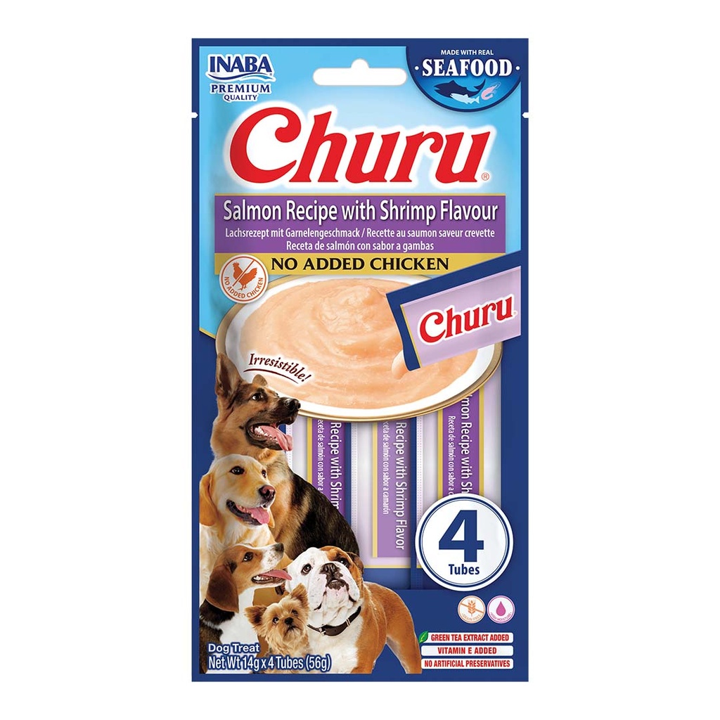Hond Churu zalm&garnaal smaak