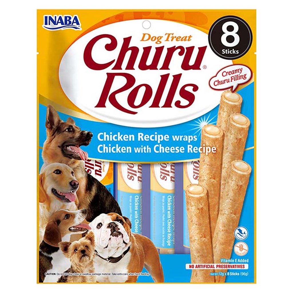 Hond Churu Rolls wrap kip&kaas