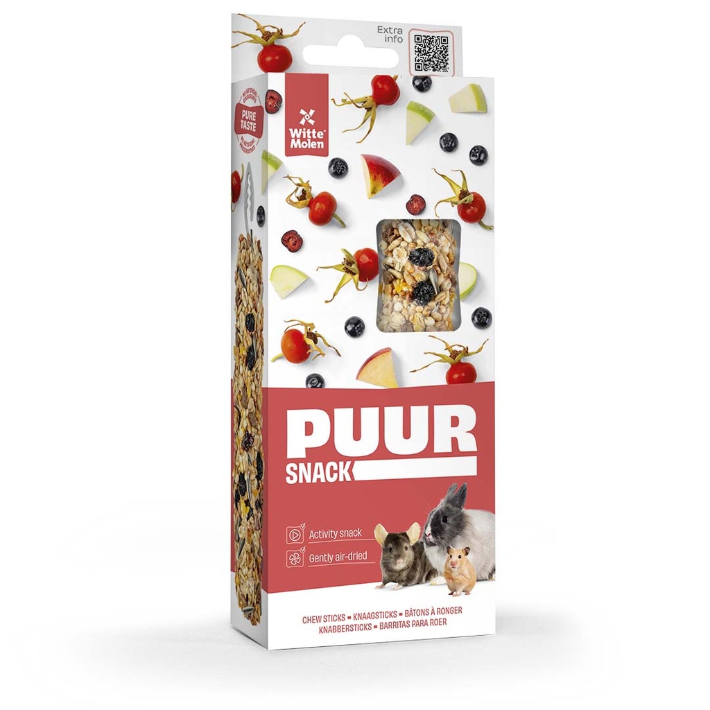 PUUR Knaagsticks appel & appelbes