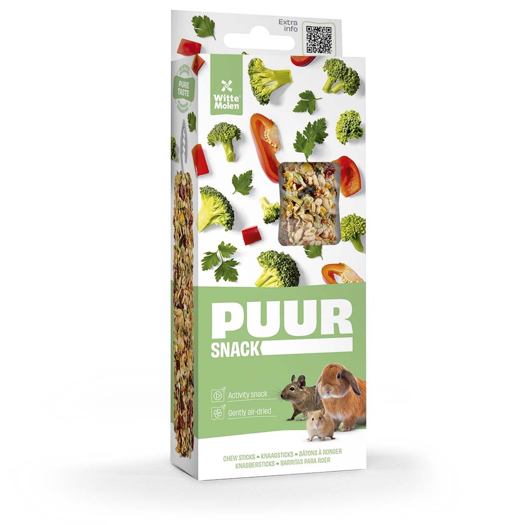 PUUR Knaagsticks broccoli & paprika