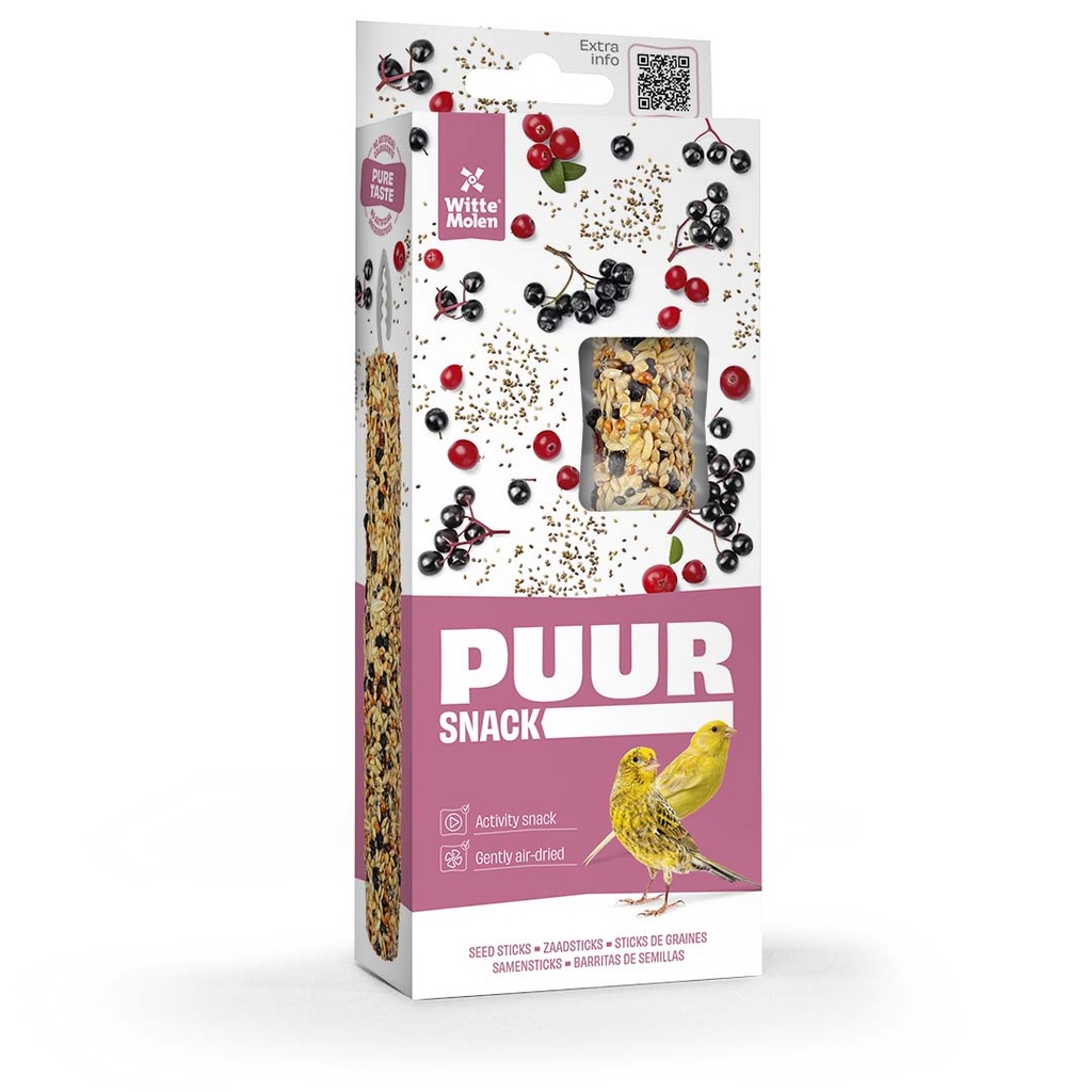 PUUR Sticks kanarie vlierbes & chiazaad