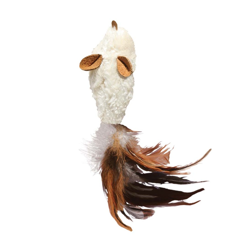 KONG cat refillables feather mouse