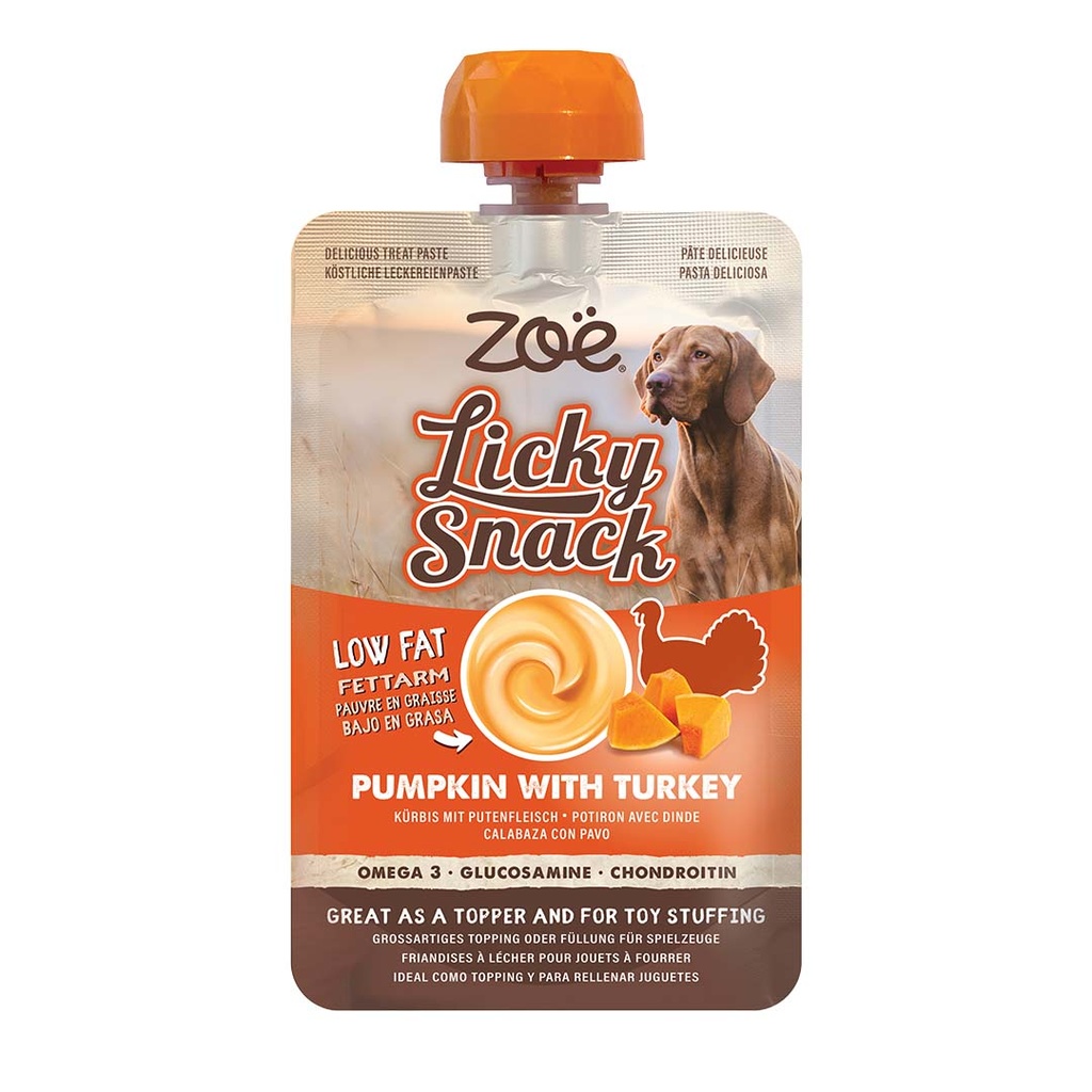 ZO Licky Snack Pumpkin with Turkey
