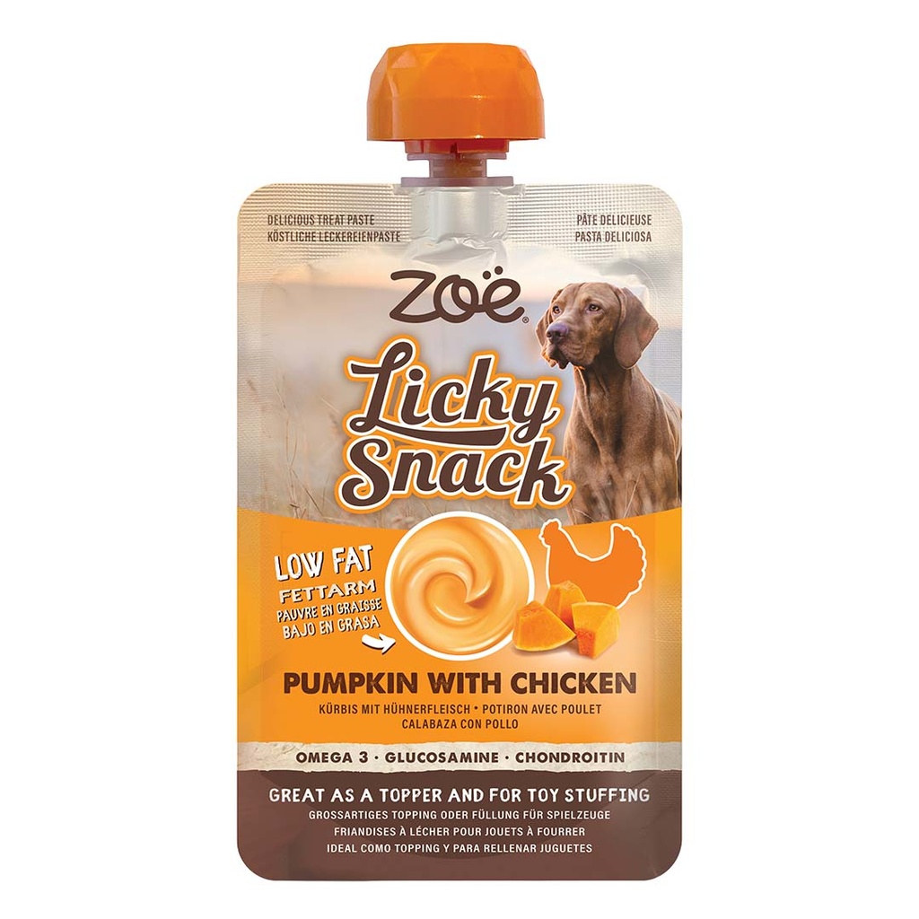 ZO Licky Snack Pumpkin with Chicken