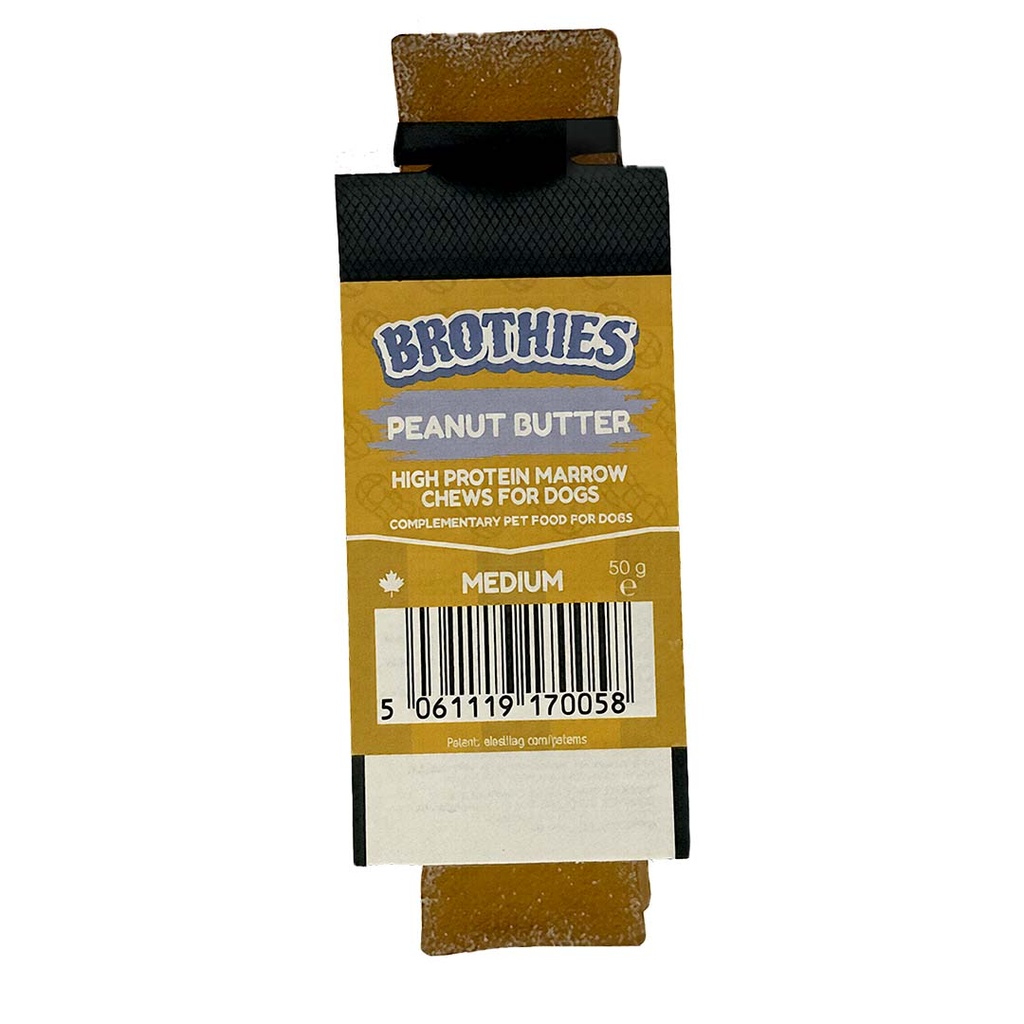 Kauwsnack met bouillon pindakaas