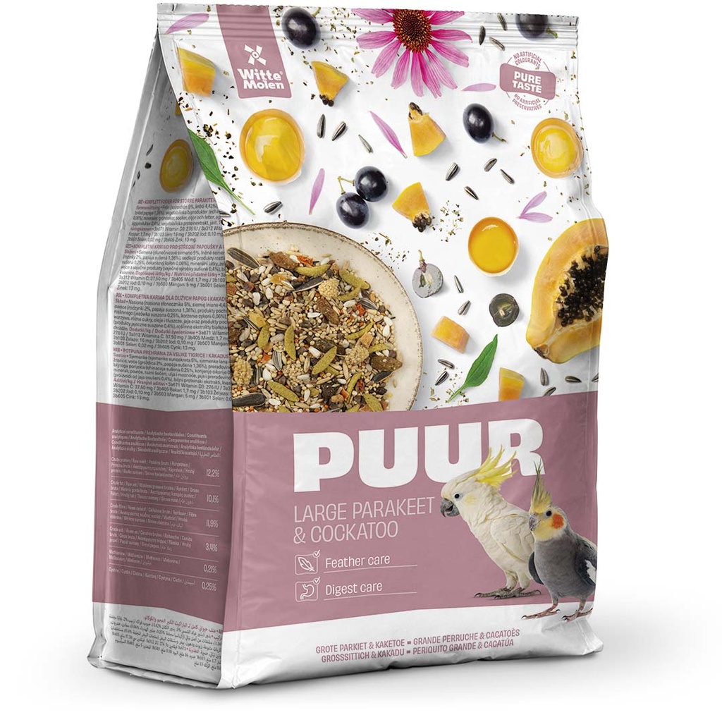 PUUR Grote parkiet & kaketoe