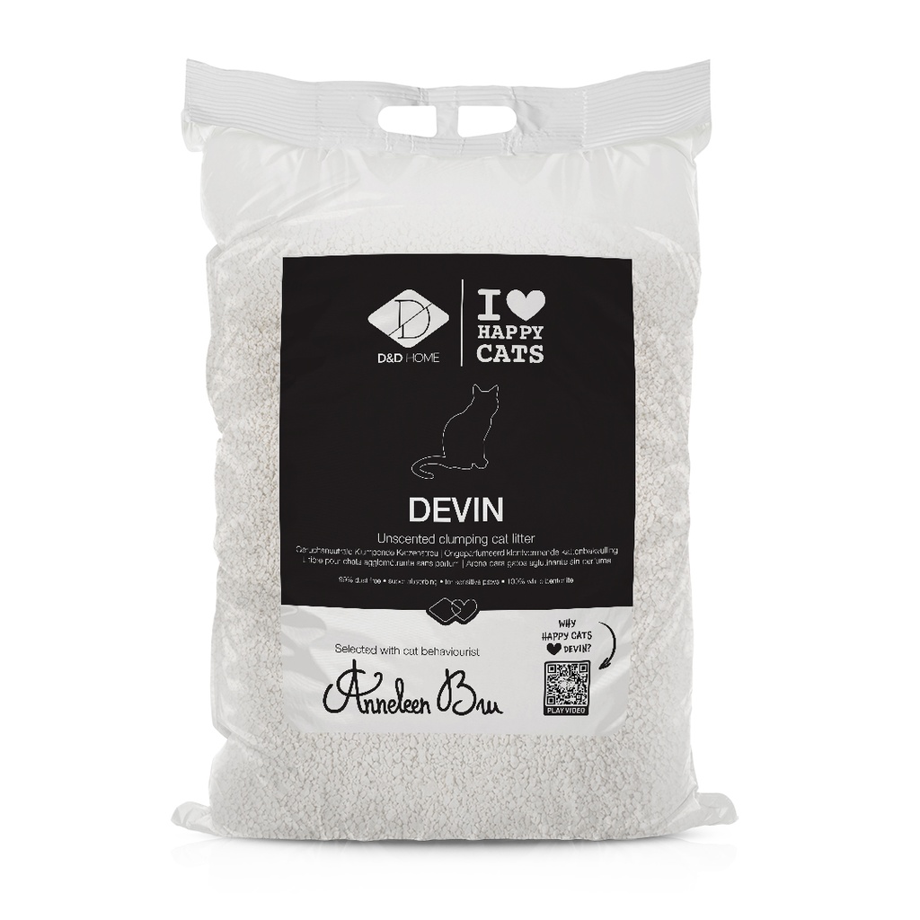 DEVIN - Ongeparfumeerde kattenbakvulling