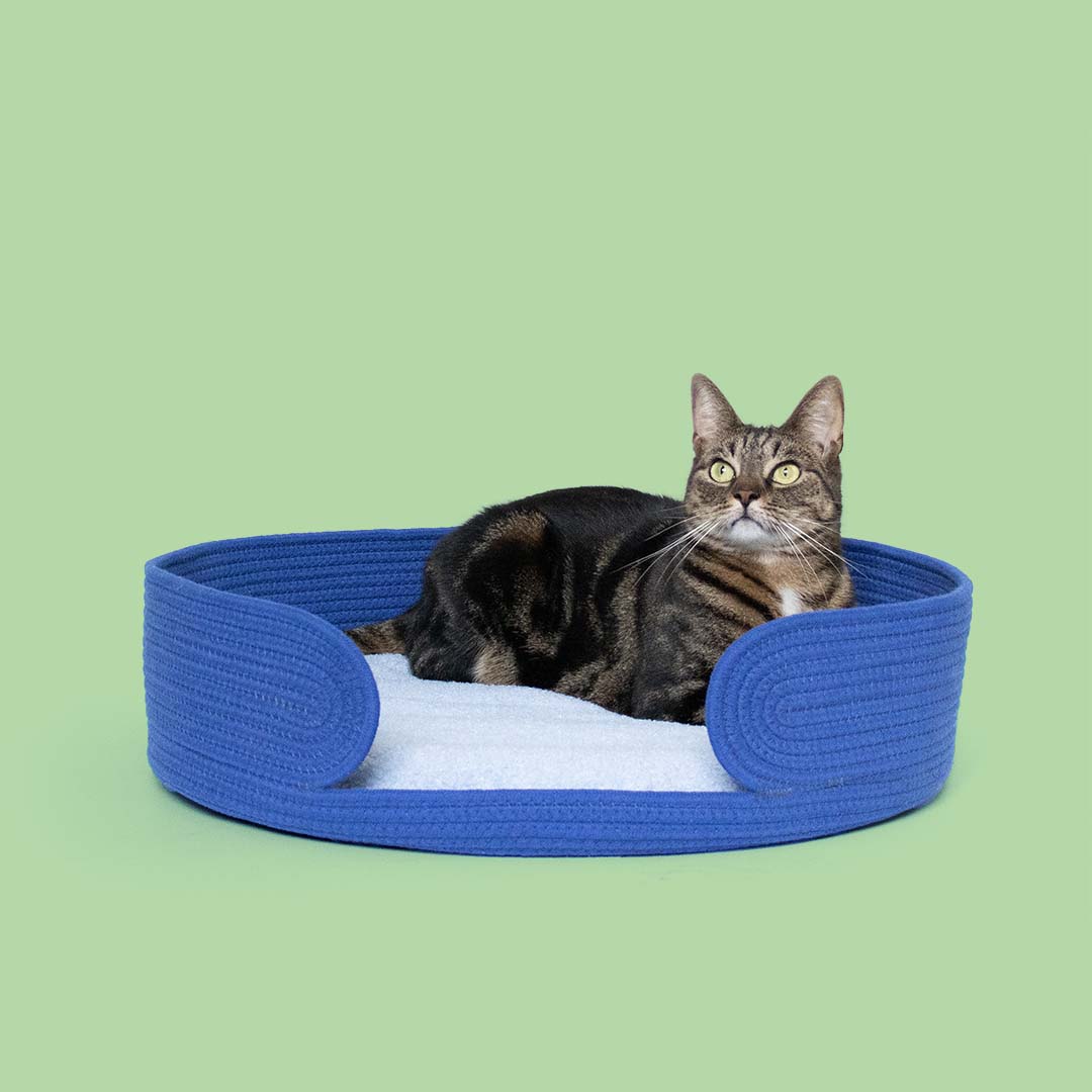 [675/487402] Kattenmandje LAZY LOUNGE [blauw (Blauw)]