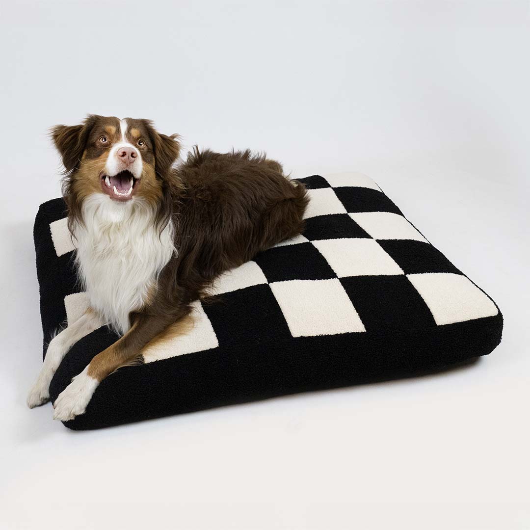 Hondenkussen COZY BLOCK [zwart/wit (Zwart)]