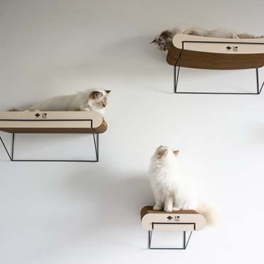 DAVID - Kartonnen wandplank [bruin/beige (Bruin)]